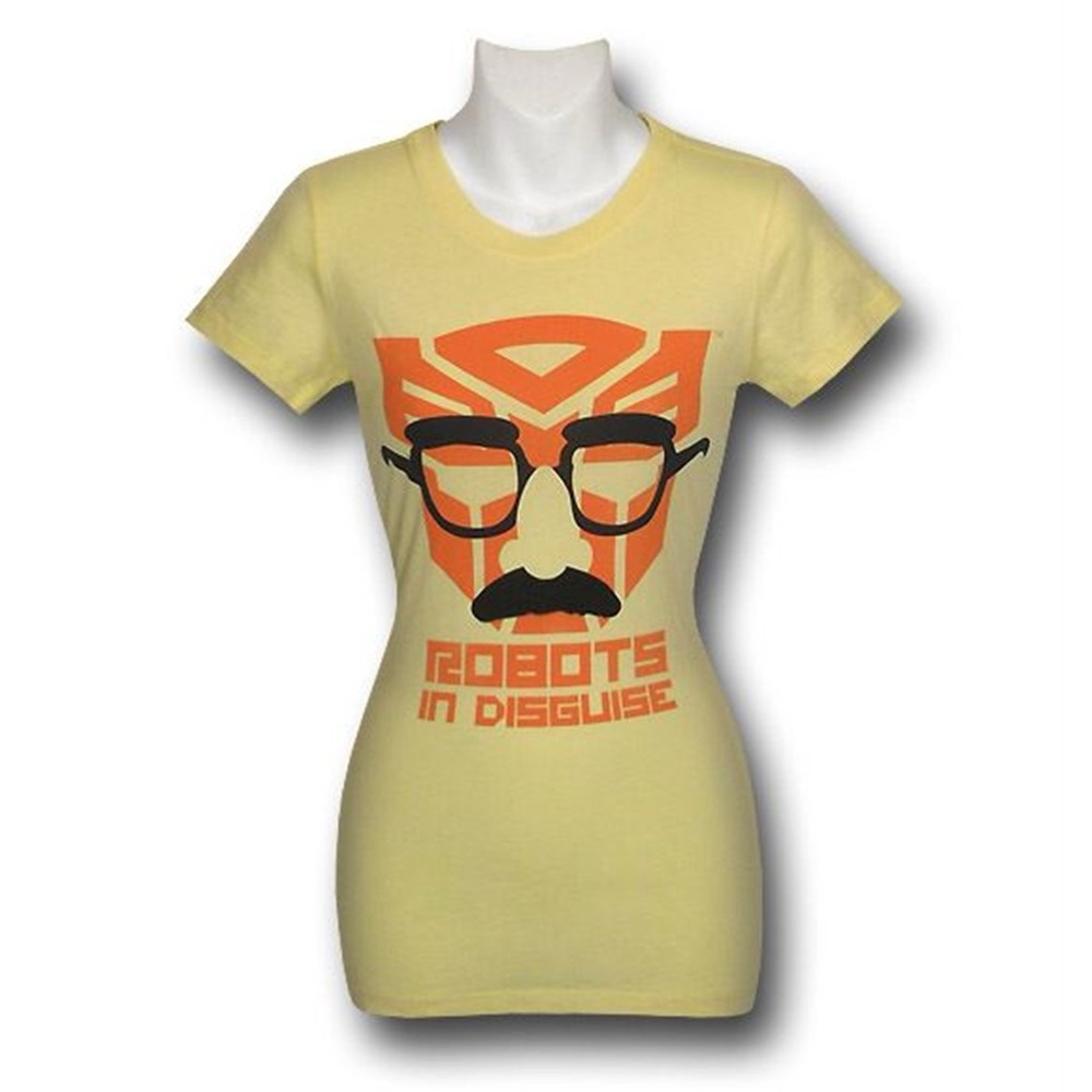 Yellow Graphic Tee - Robots in Disguise